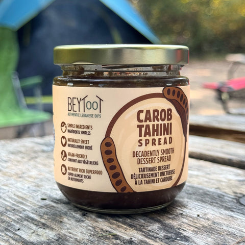 Discover the Rich and Nutritious Flavours of our 2-Ingredient Carob Tahini Spread