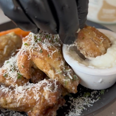 The Best Garlic Parmesan Wings Recipe